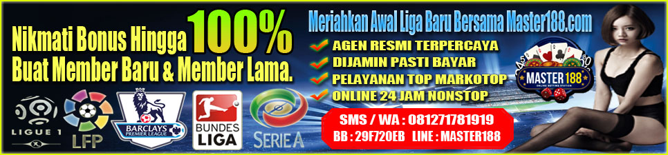 AGEN JUDI ONLINE BONUS DEPOSIT 100% AGEN JUDI ONLINE BONUS DEPOSIT 100%